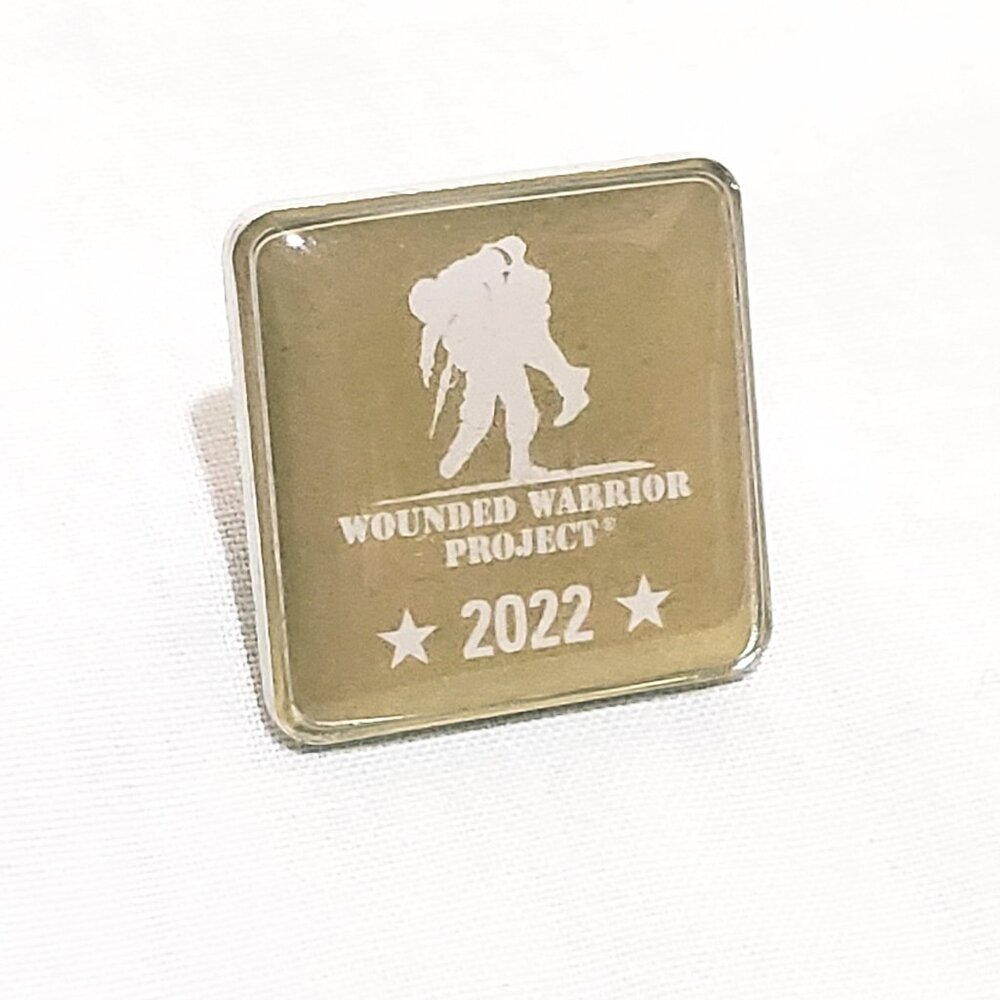 2022 Wounded Warrior Project Hat Lapel Pin 3/4"